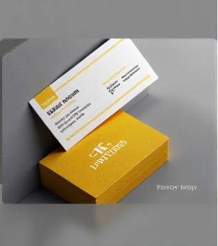 Painted Edge Business Cards