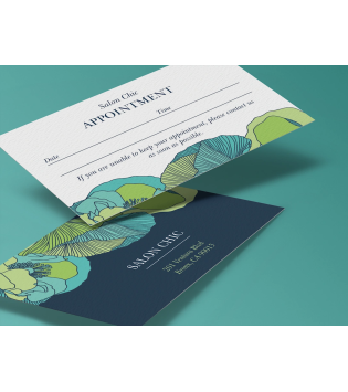 gift card business card